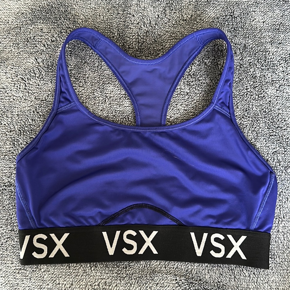 Royal blue sports bra